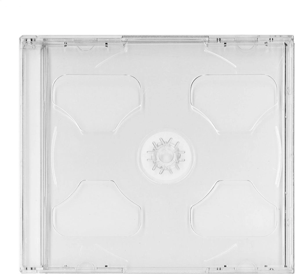 PUDEŁKO JEWEL CASE 2 CD CLEAR