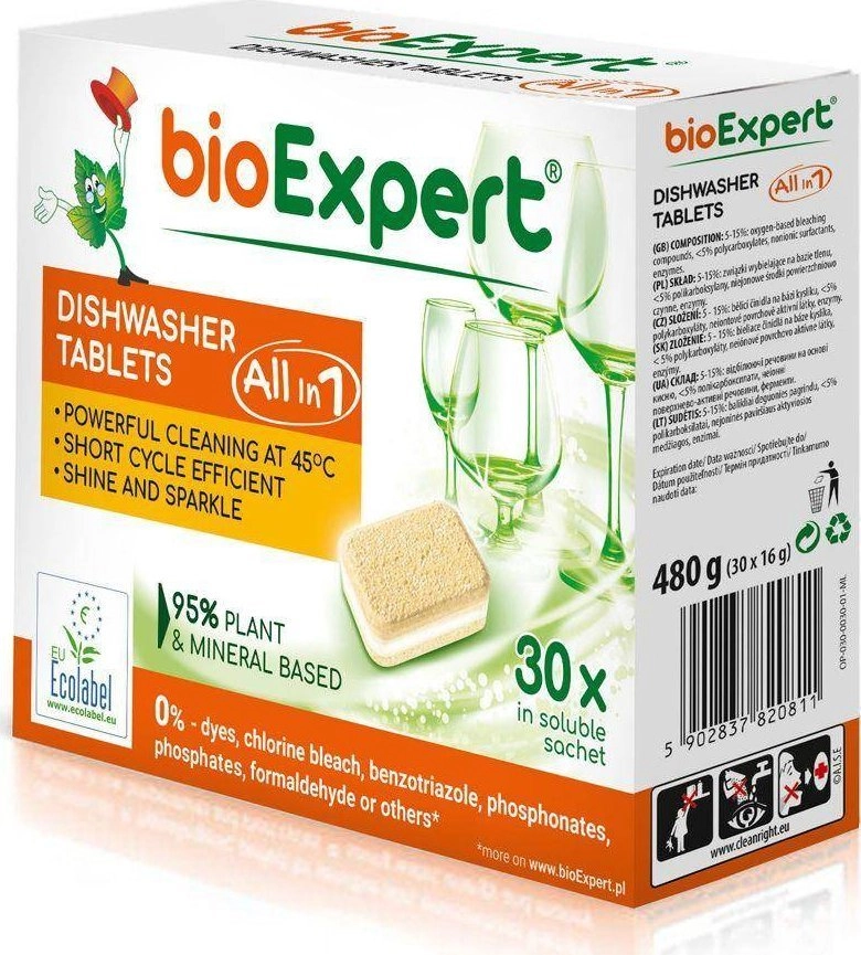 BioExpert  Ecological dishwasher tablets All in
