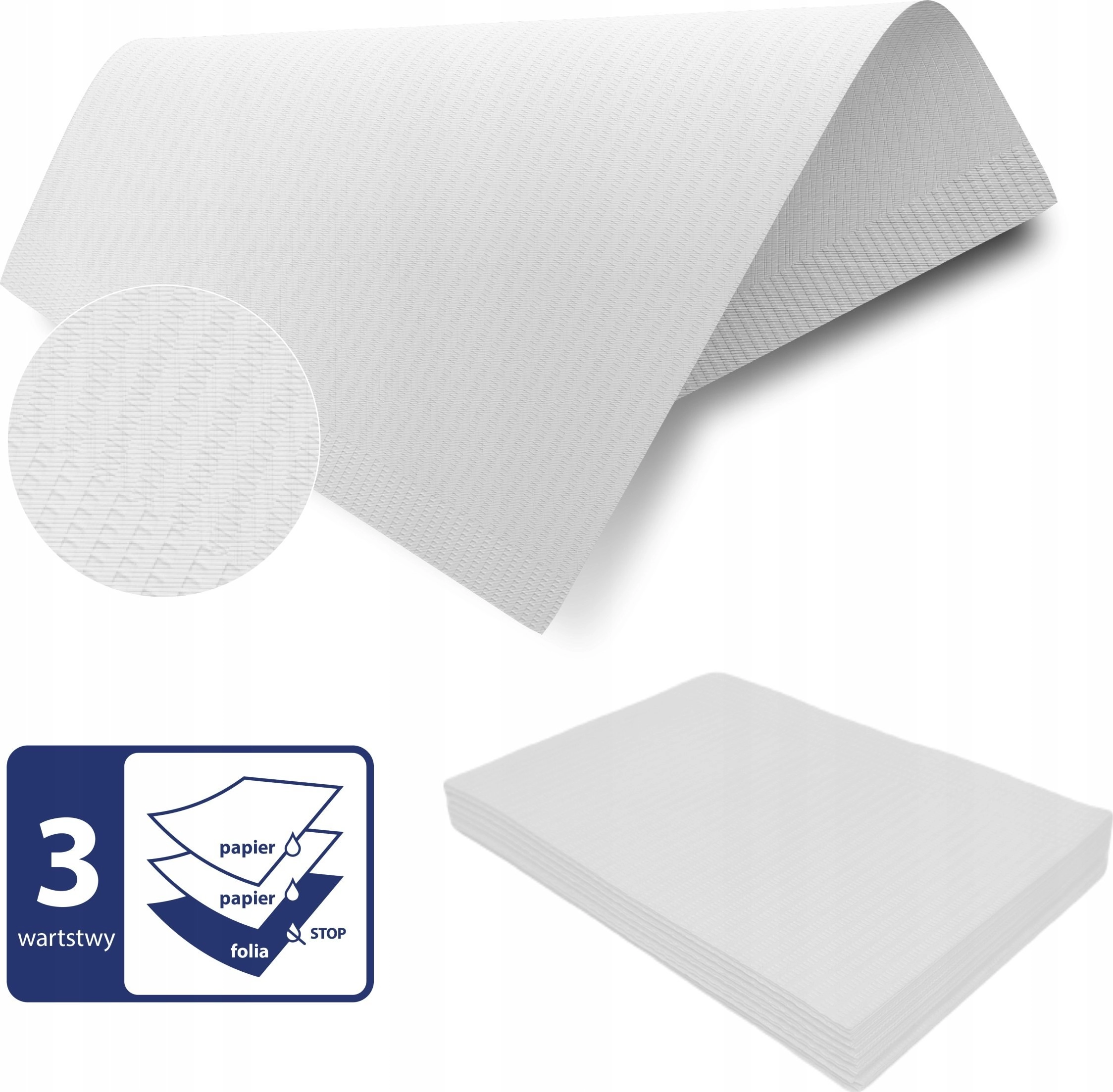 NAPKINS  HYGIENE  FOILED  WATERPROOF  3 LAYERS