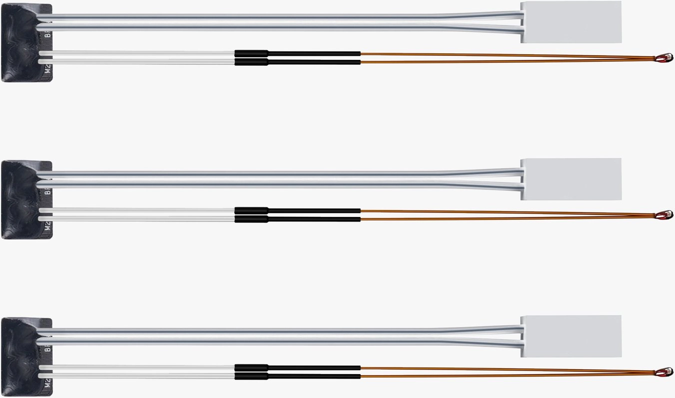 Ceramic heater with thermistor for hotend