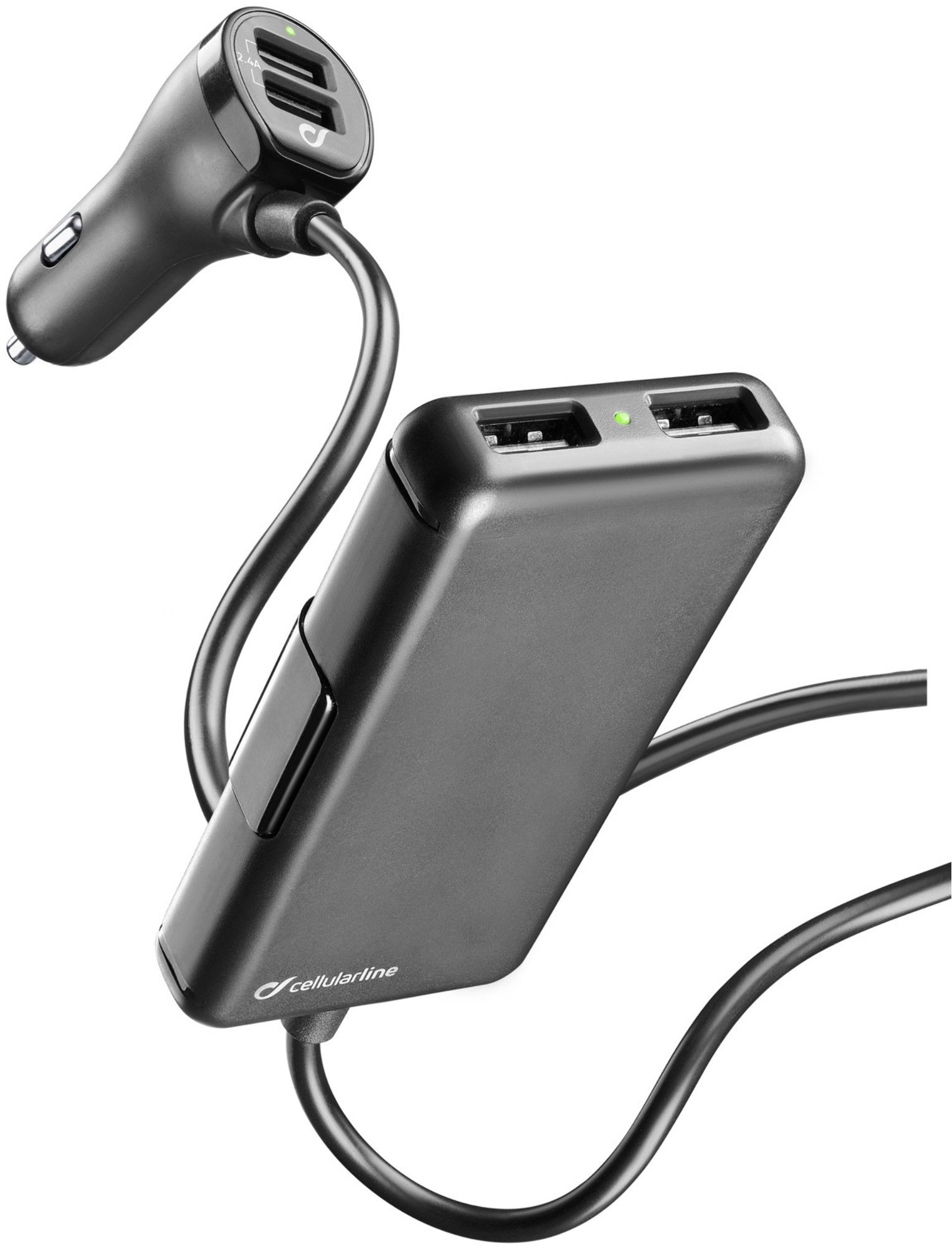 Ładowarka Cellularline car charger with 4