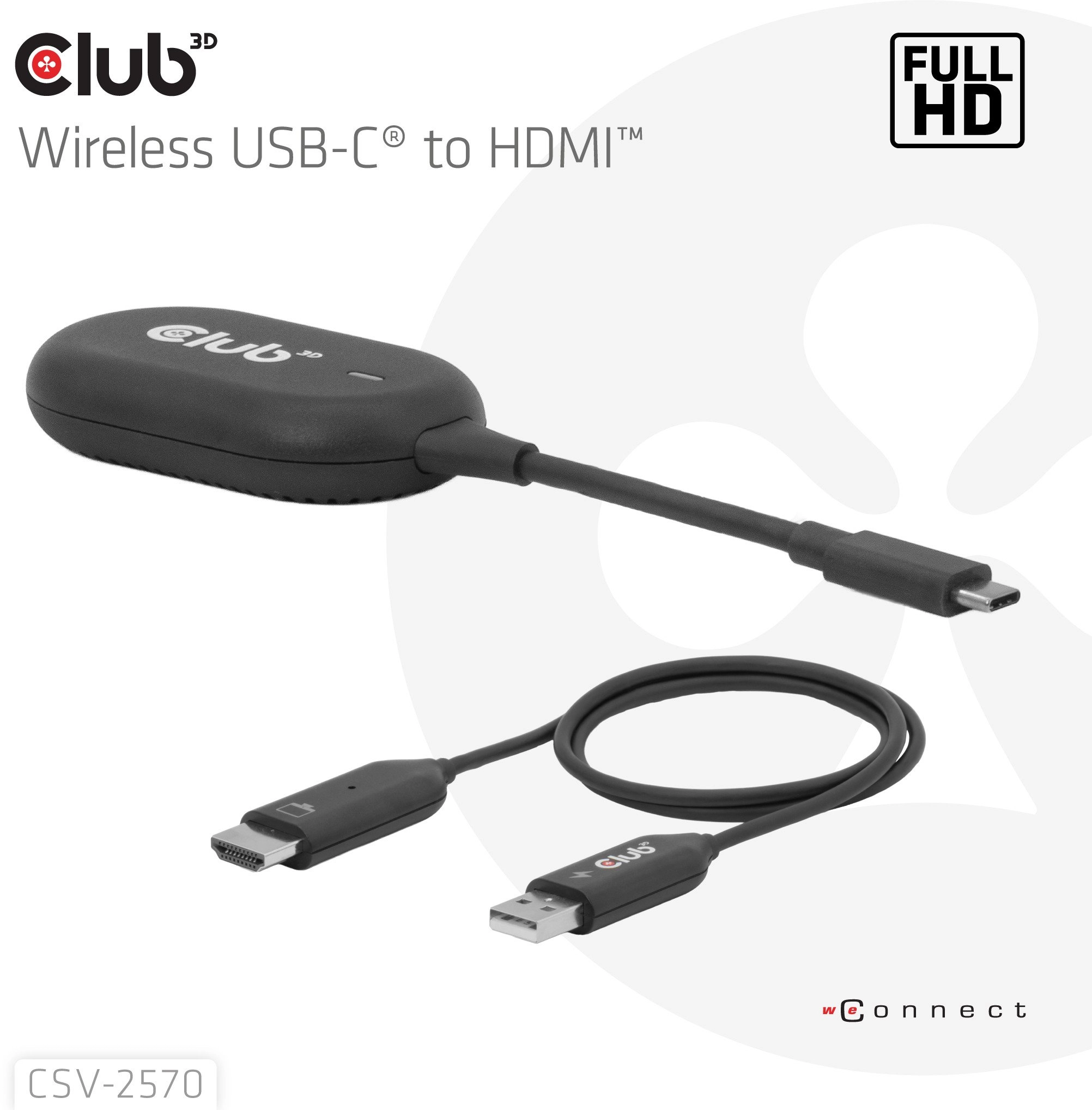 Club3D Wireless USB-C  HDMI Streaming Kit