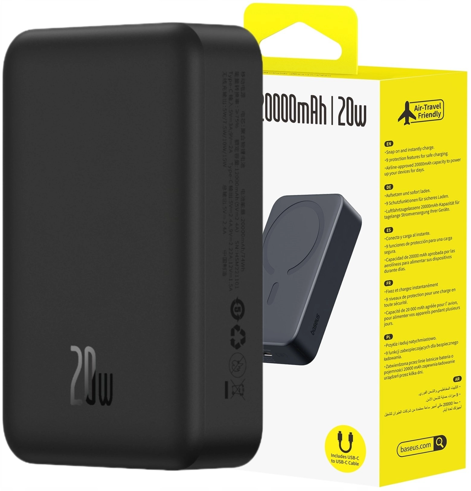 Baseus EnerFill FM41 Ultra-Mini Magnetic Power