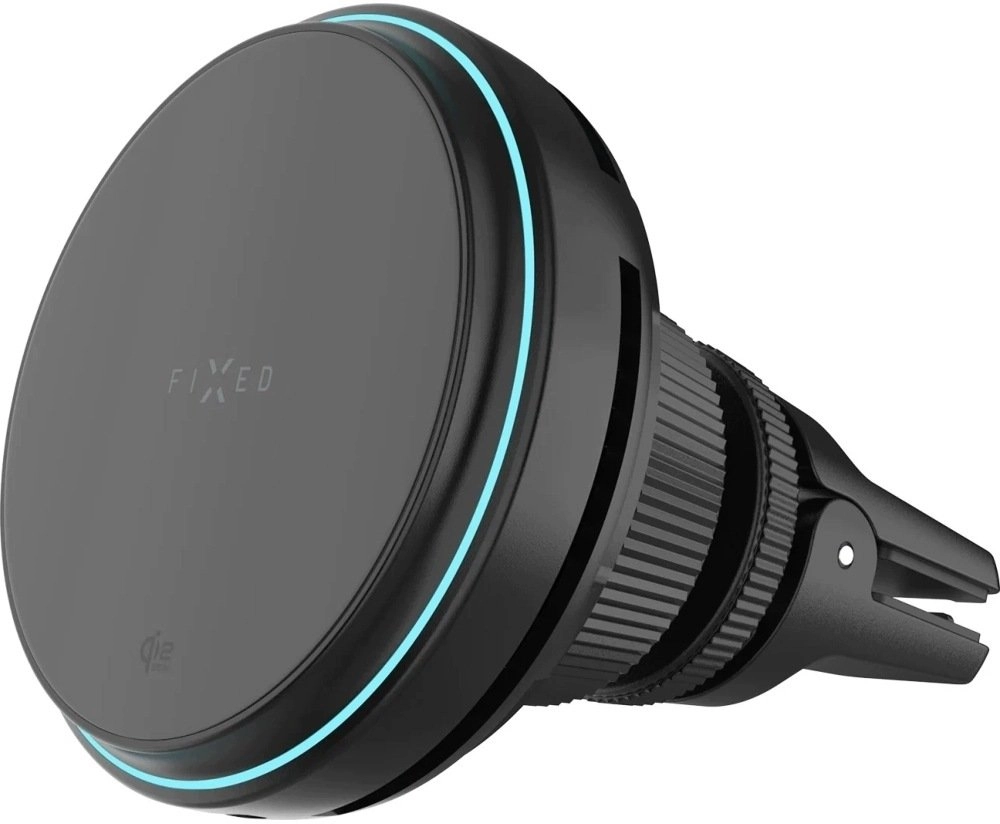 Holder with wireless charging and active