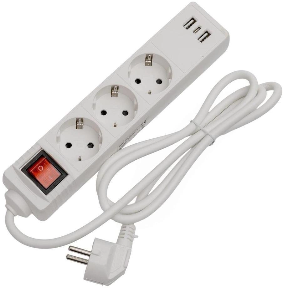 FIESTA EXTENSION CORD POWER STRIP 10A