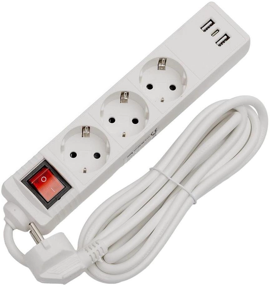 FIESTA EXTENSION CORD POWER STRIP 10A