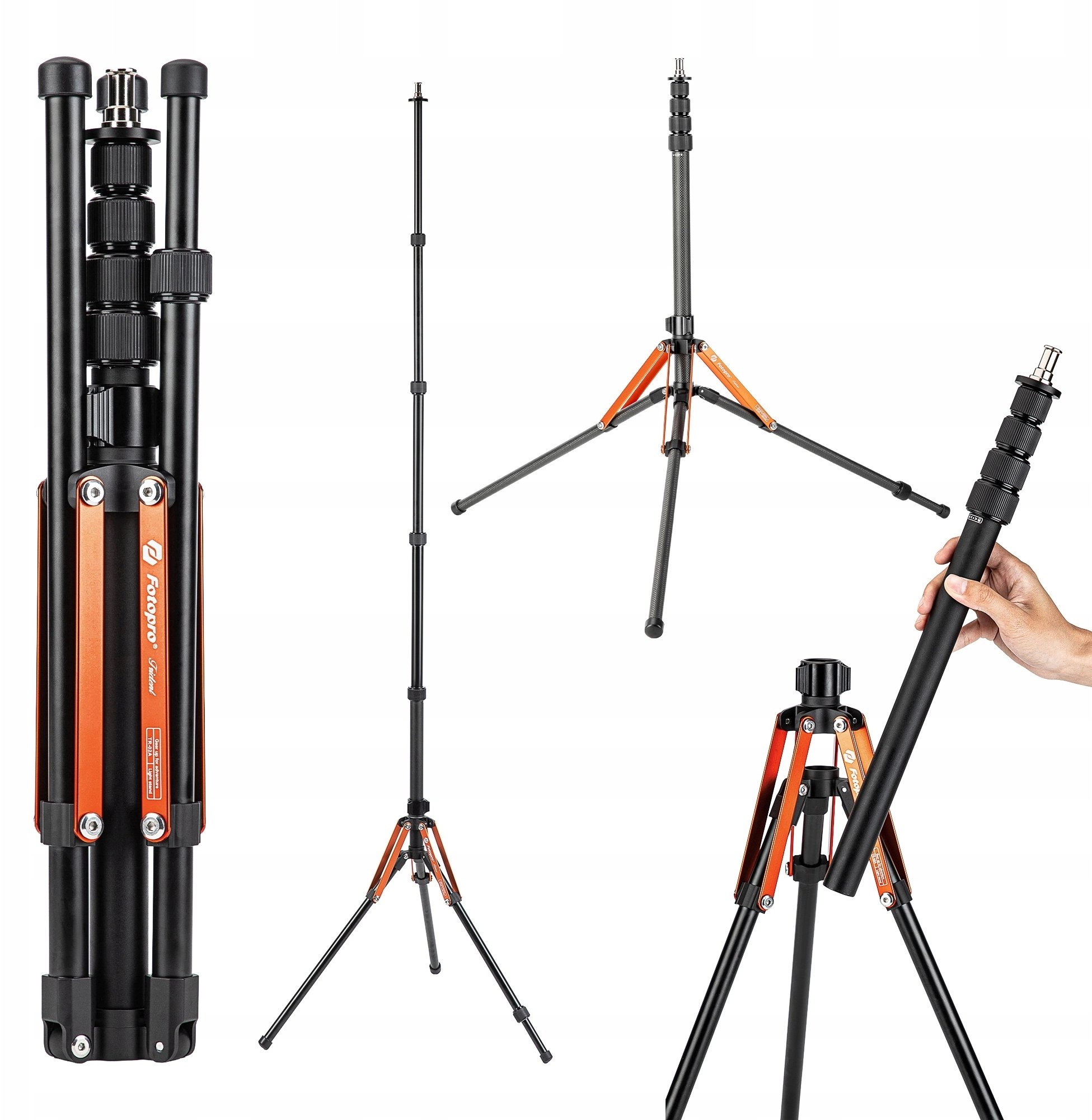 Tripod Fotopro TR-02A lighting tripod 6944326384229