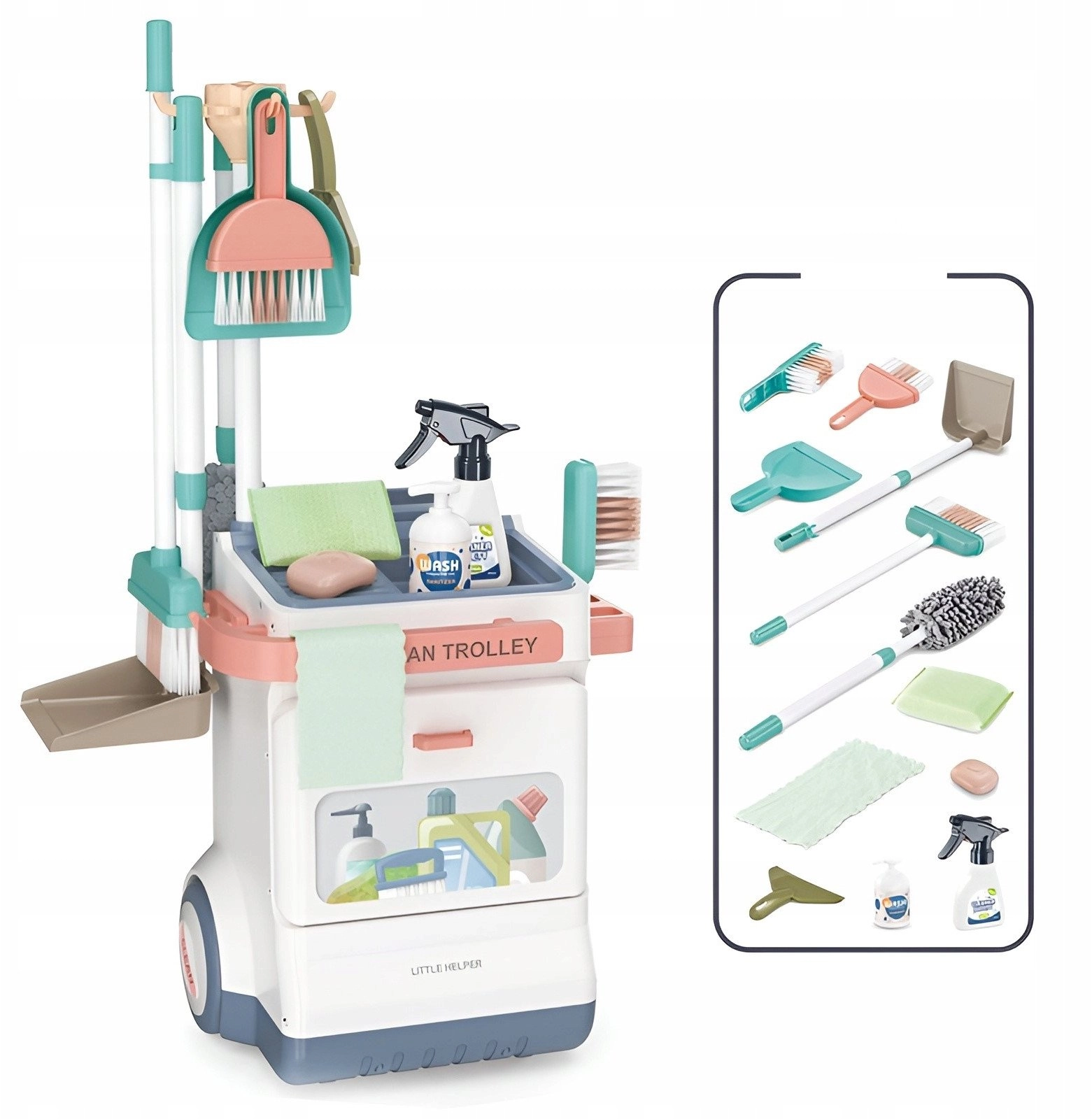 15-piece cleaning trolley set HN166497 5901741464418