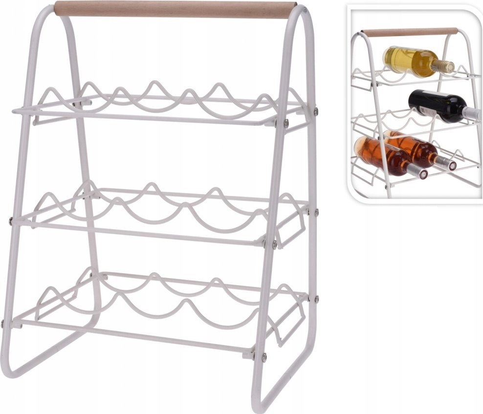 Wine Rack For 9 Bottles 33x29x46cm