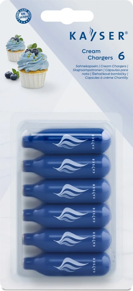 N2O cartridges for whipped cream siphon