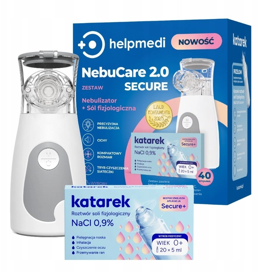 KATAREK nebulizer+NEBUCARE salt 5905490810151 KA-000030