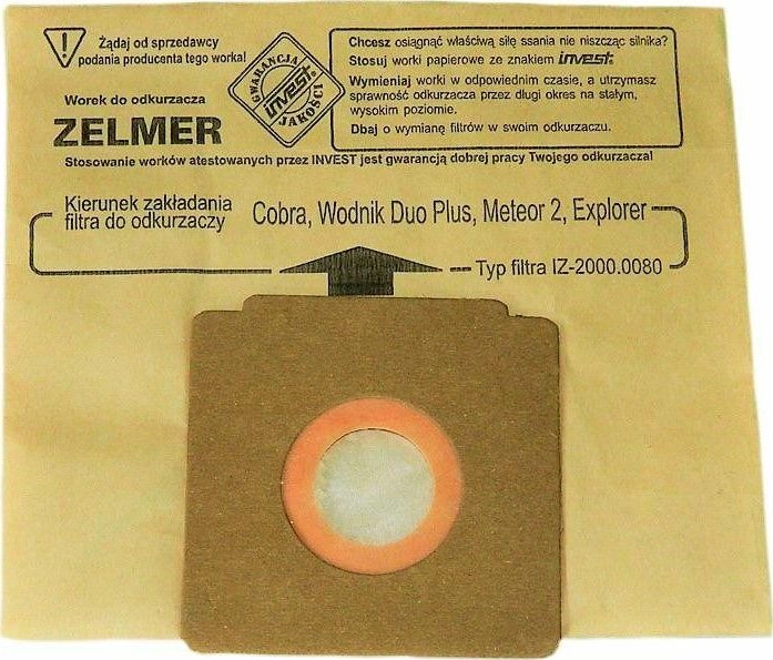 Worek do odkurzacza WORKI PAPIEROWE 2000