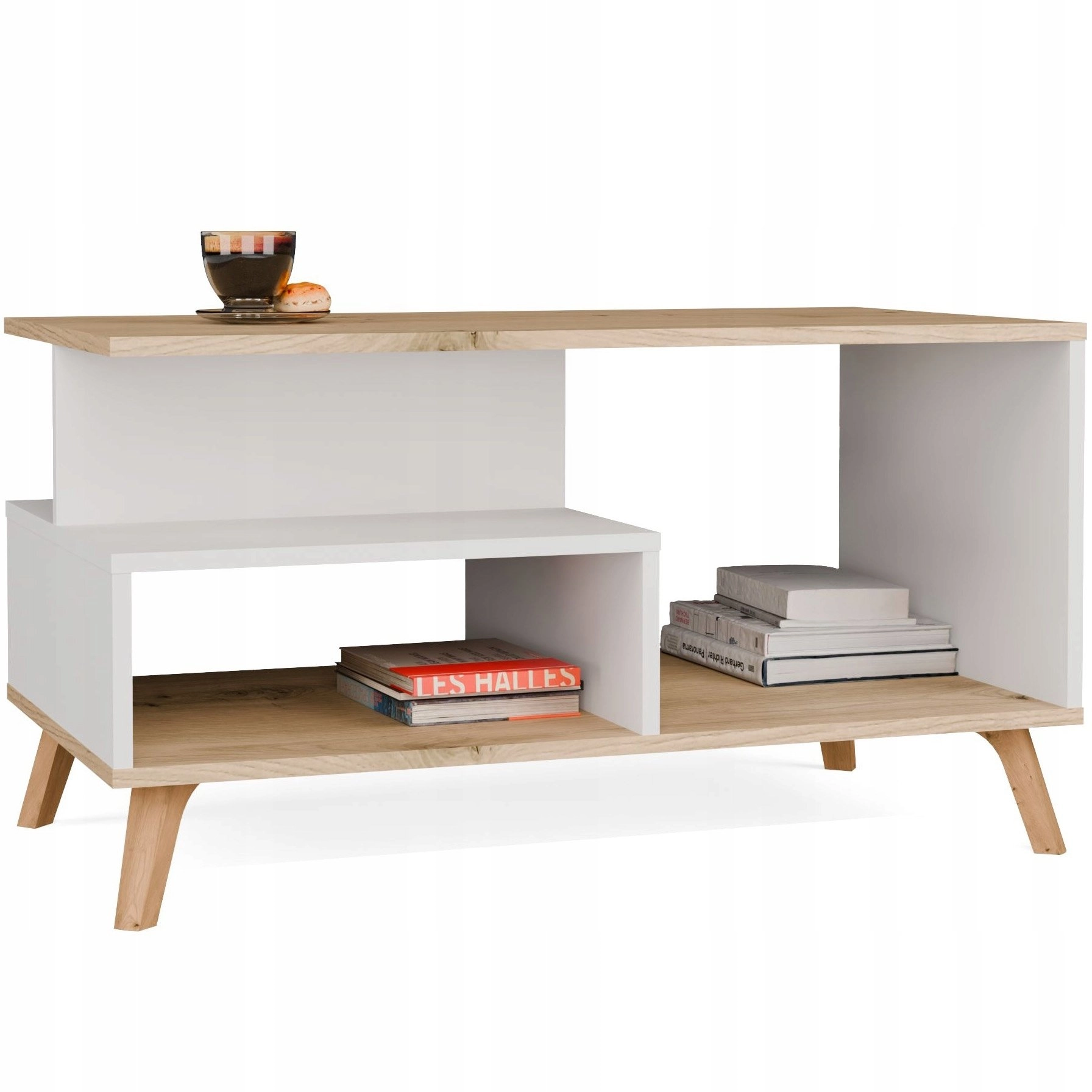 OLYMPO Coffee Table 1P WHITE OAK