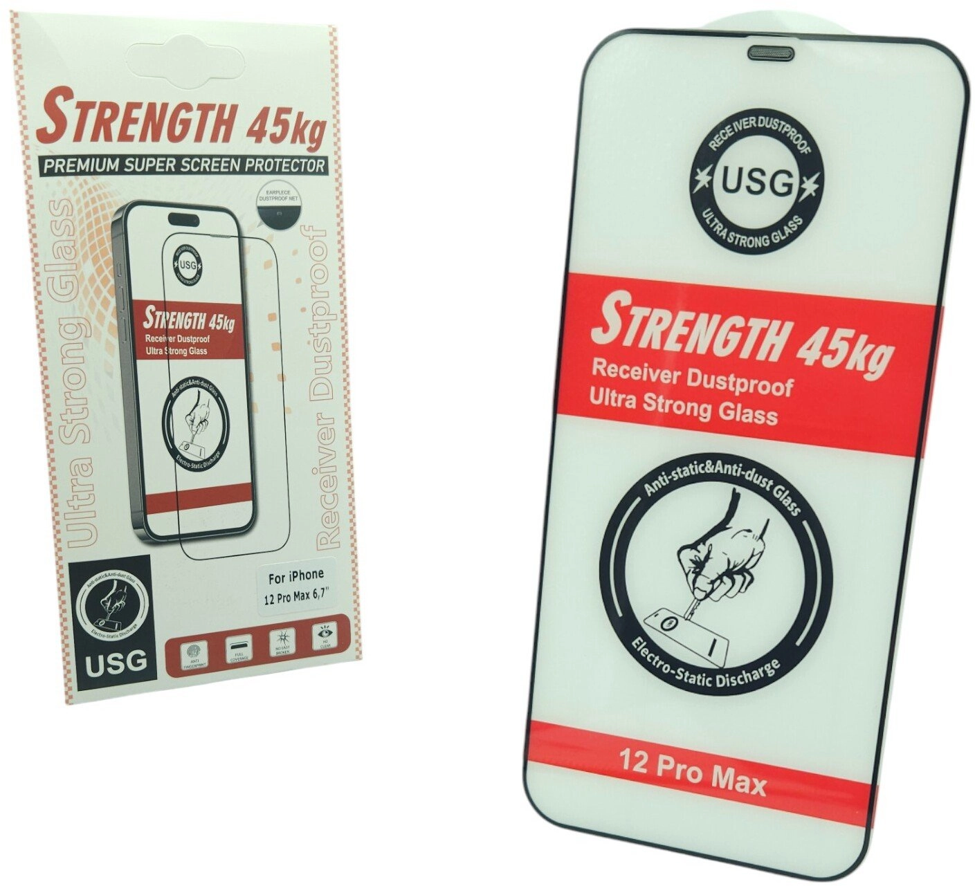 Ultra Strong 25KG tempered glass for