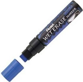 Marker kredowy suchościeralny Pentel marker niebieski