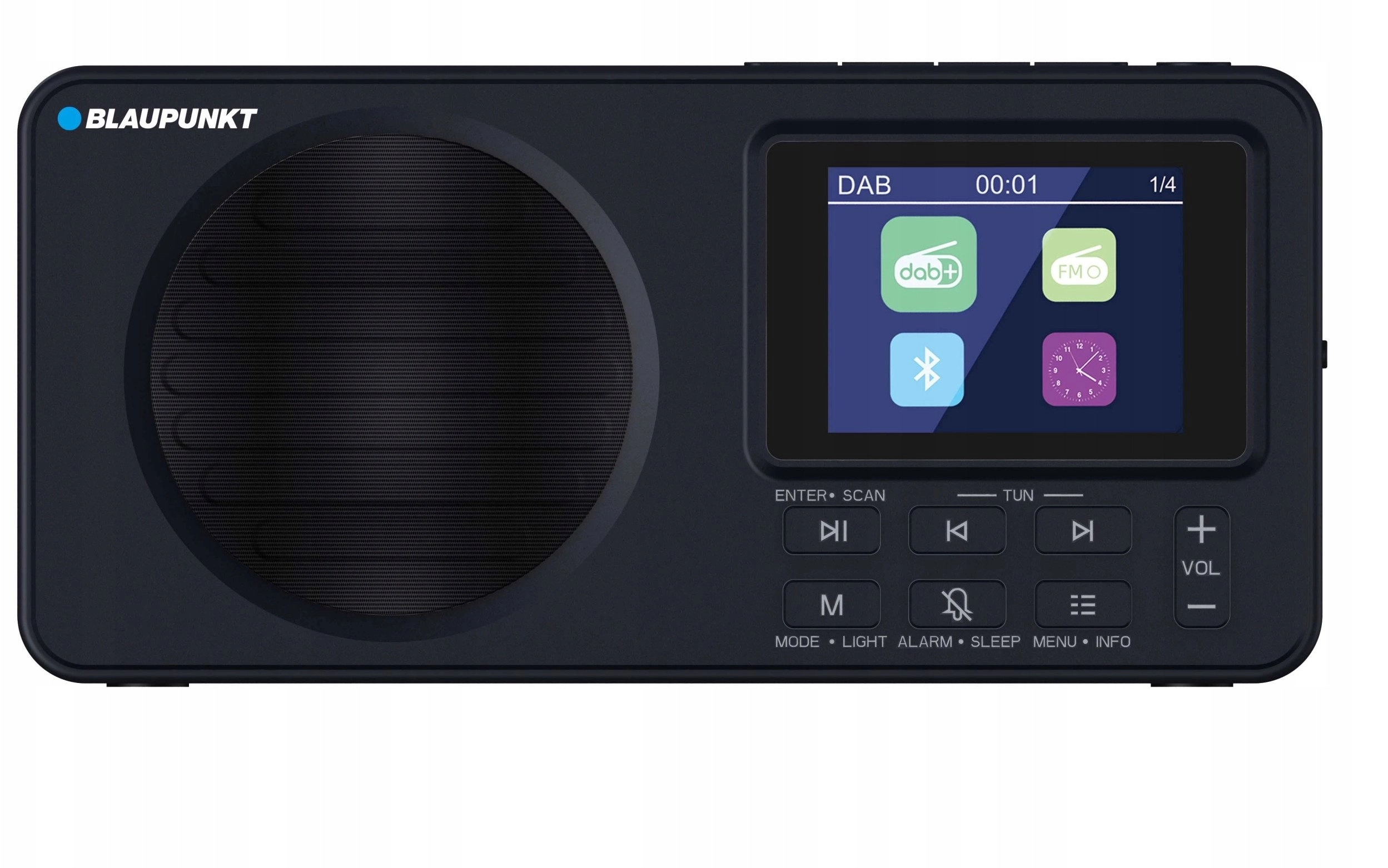 BLAUPUNKT RADIO DR6BK DAB+/FM BLACK 5901750508691