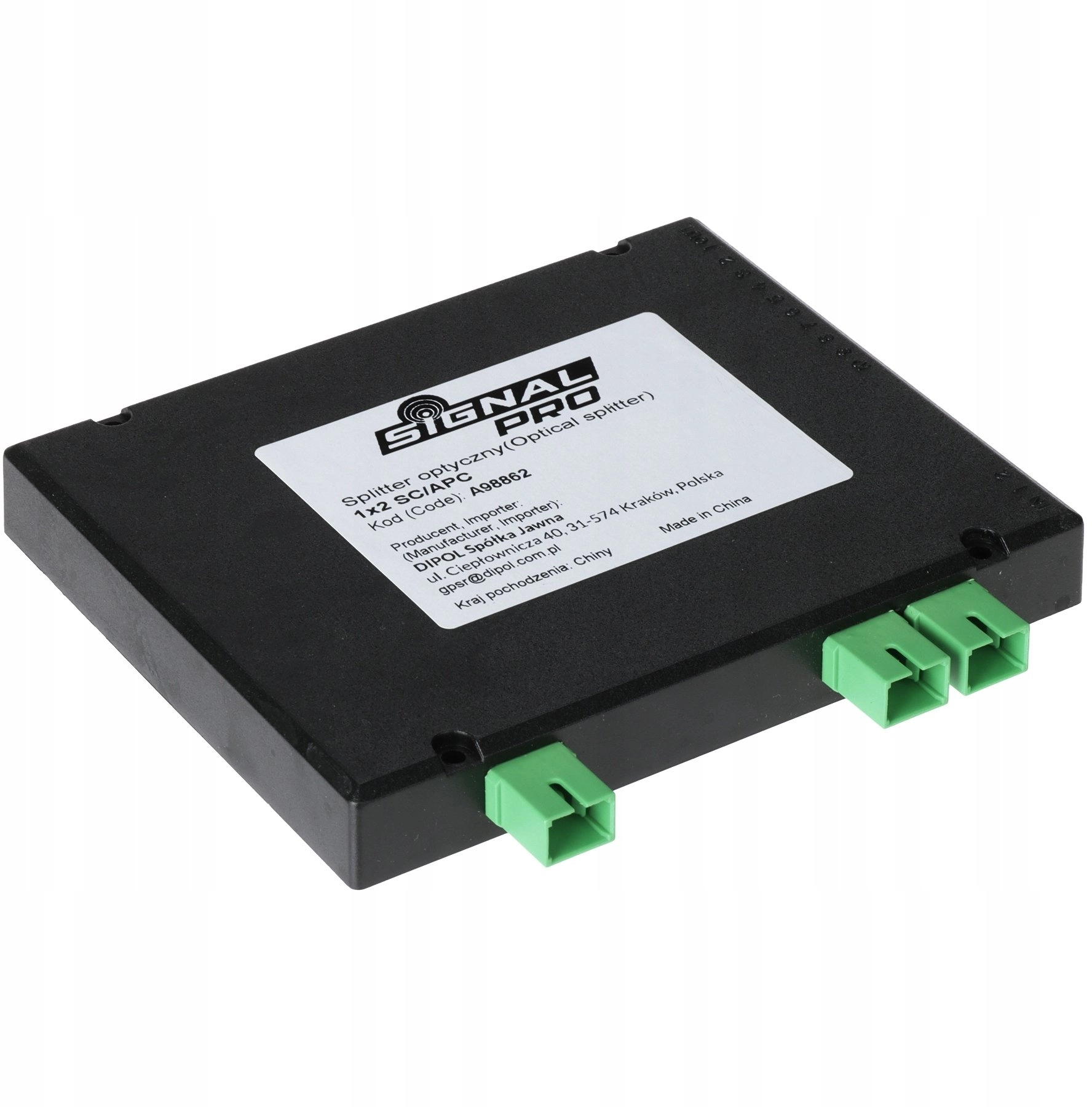 SO-1/2-SC/APC-SIG SIGNAL PRO OPTICAL SPLITTER SO-1/2-SC/APC-SIG