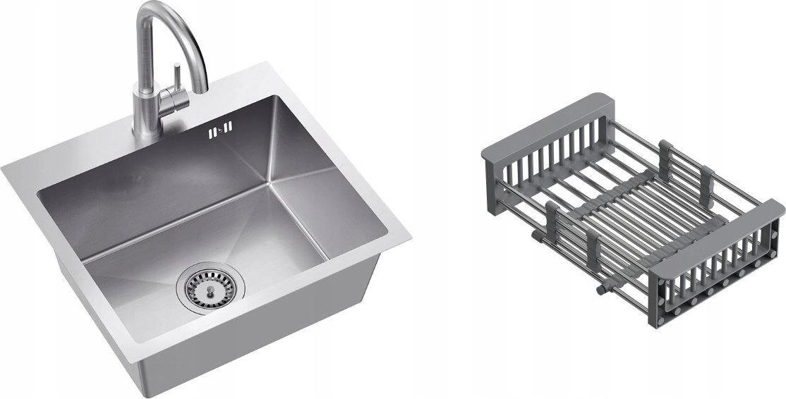 QUADRON LUKE 100 sink steel sink