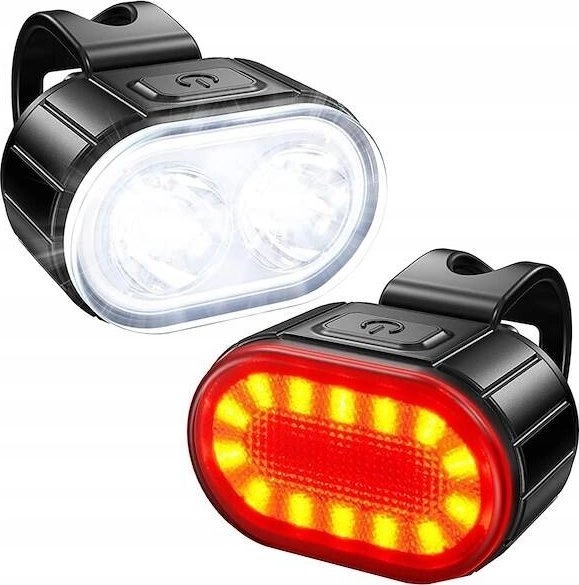 Front + rear bicycle lamp 2