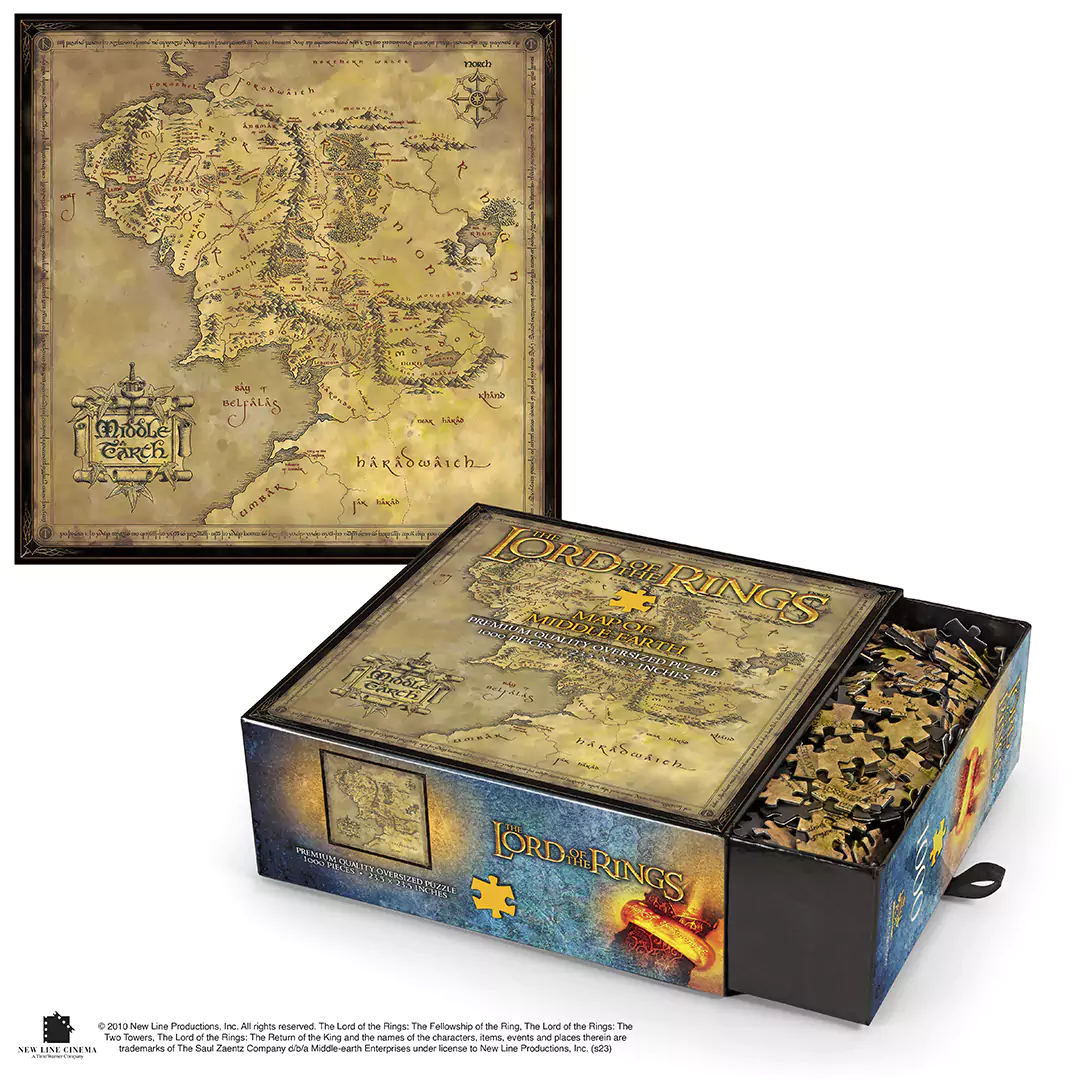 Puzzle - Middle earth`s map NN9472