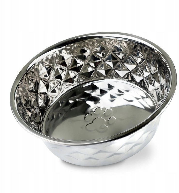 Bowl with a diamond motif  non-slip