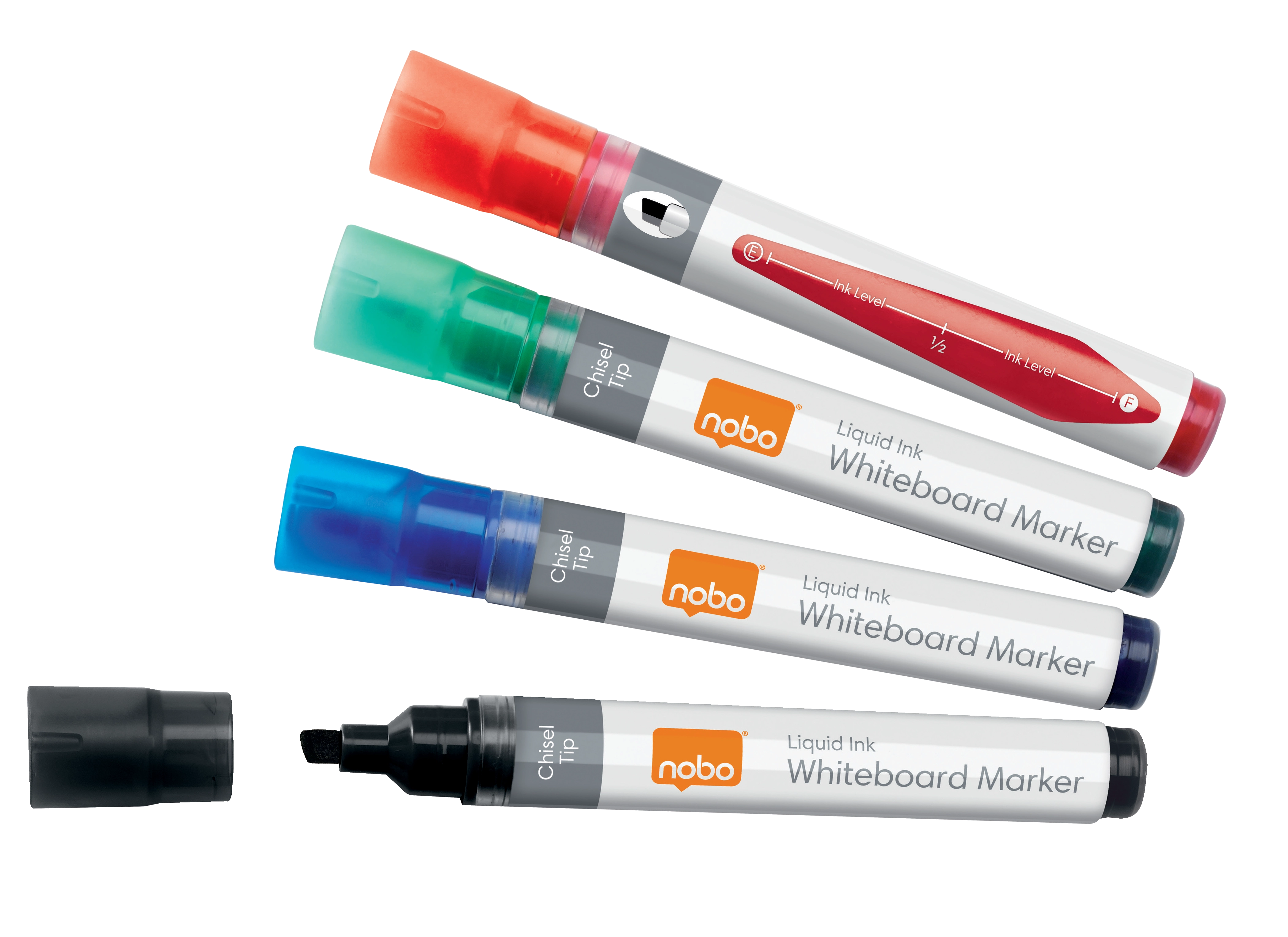 Nobo Liquid Ink Whiteboard Pens Chisel