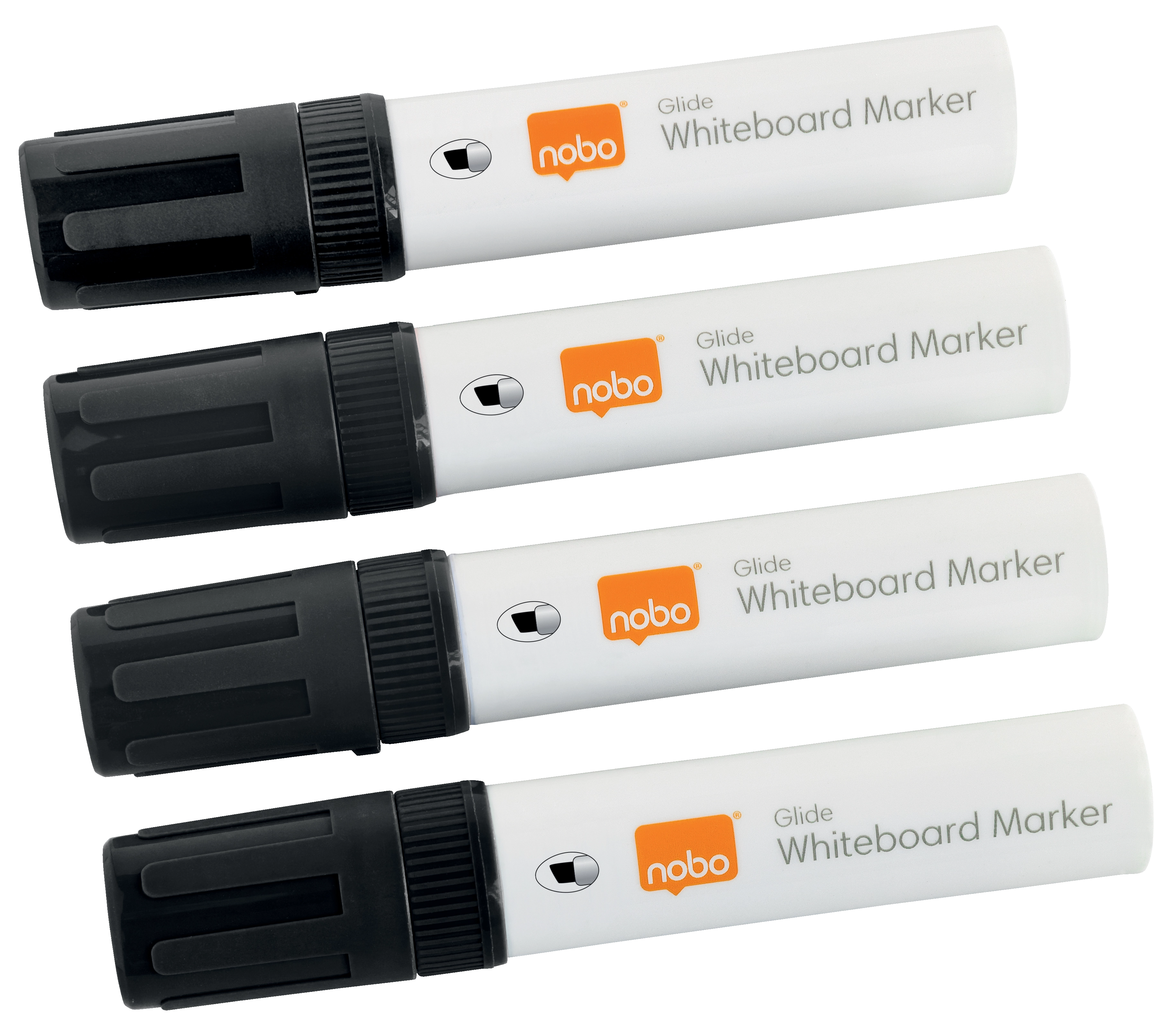 Nobo Glide Whiteboard Pens Large Chisel