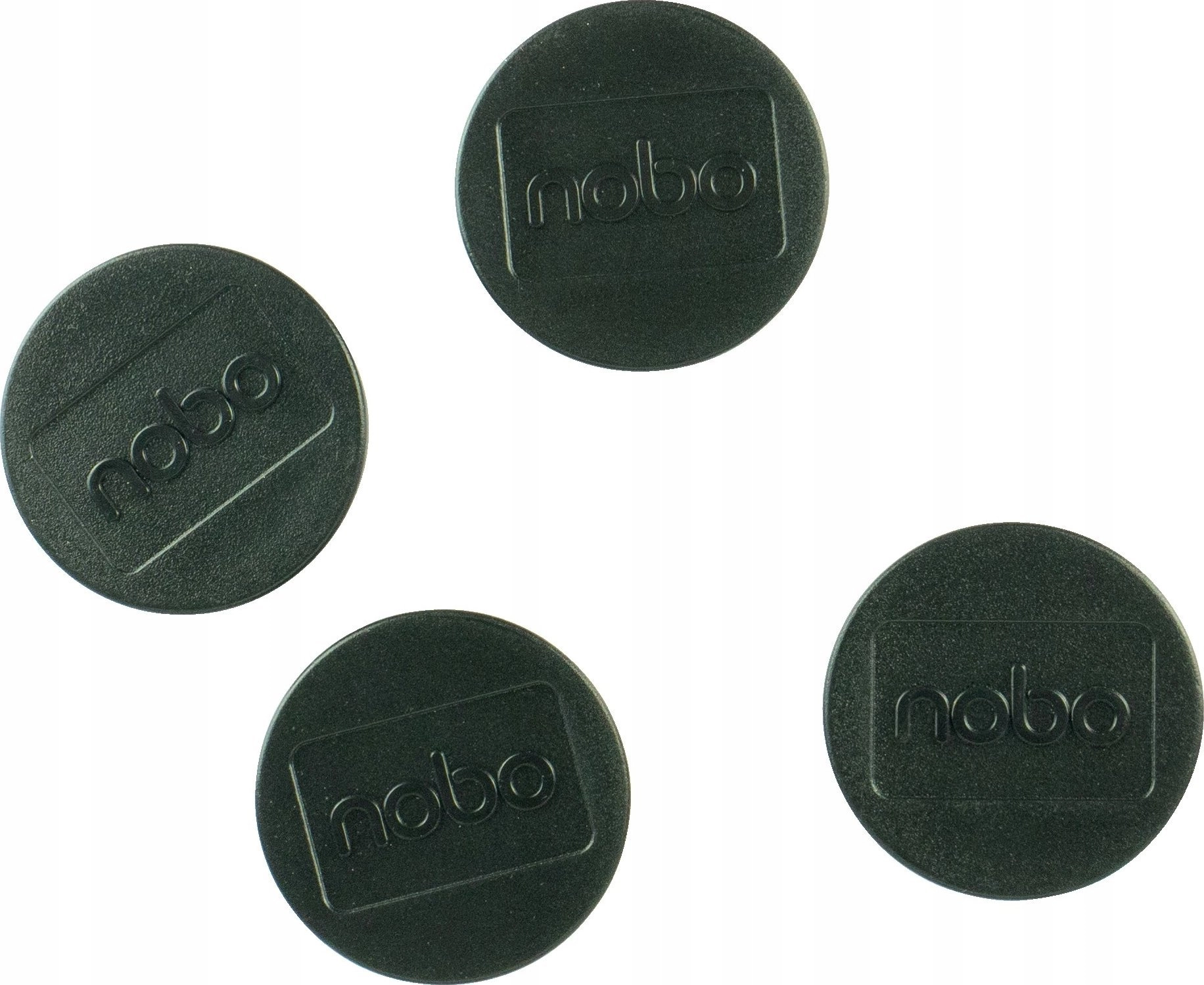 Nobo Magnets 38mm Black Blister (4)