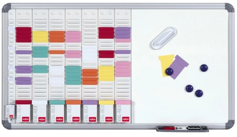 Nobo T-Card Planning Kit with Magnetic