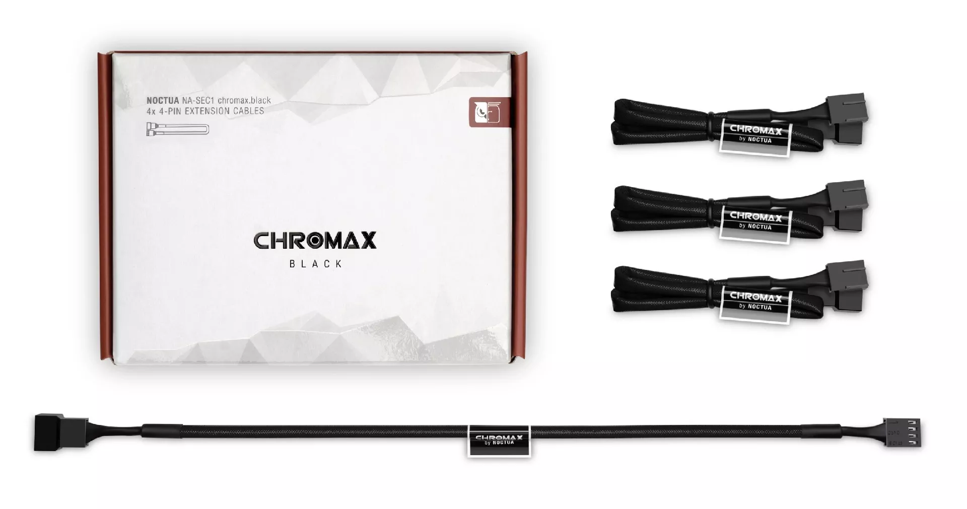 Noctua NA-SEC1 CHROMAX.BLACK Cable extension
