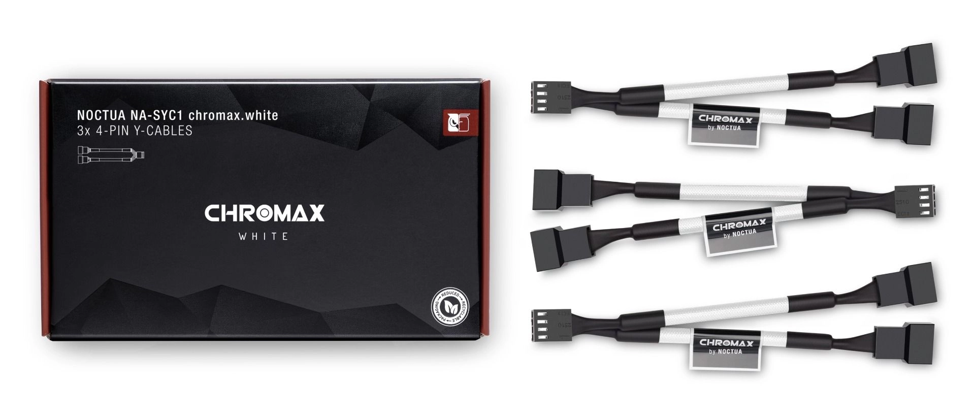 Noctua NA-SYC1 CHROMAX.WHITE Cable extension