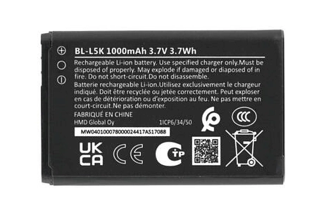 Nokia BL-L5K Battery 1000mAh Li-Ion (OEM)