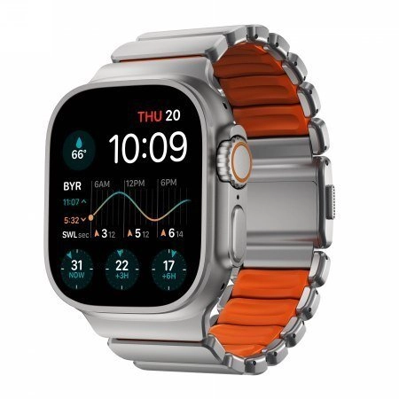 Nomad Stratos Band Natural Titanium NM011123858