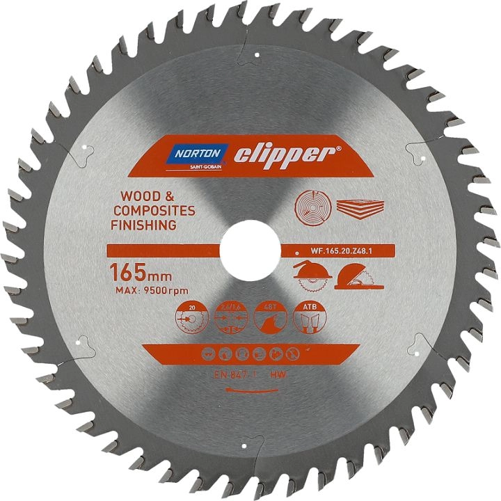 NORTON CIRCULAR SAW BLADE 165mm x