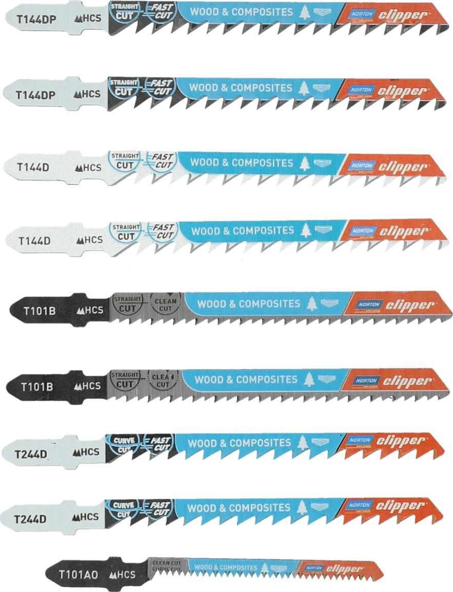 NORTON SAW BLADE T MIX SET