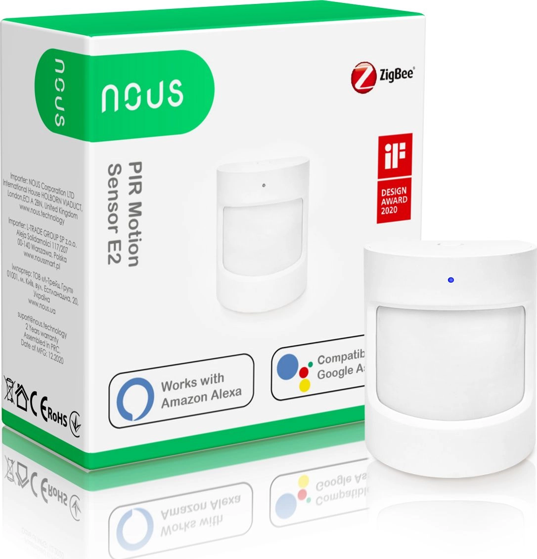 SMARTis PIR Kustību sensors E2 ZigBee