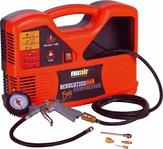 COMPRESSOR NU-AIR BOXES 1.5KM/8BAR/ OIL-FREE