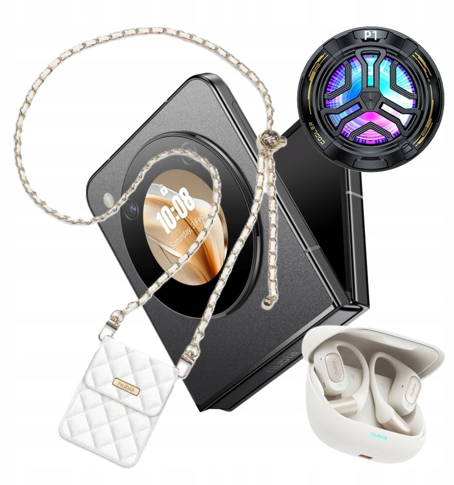 Flip 8/256GB Sunshine Gold + (Case, Headphones, Cooler)