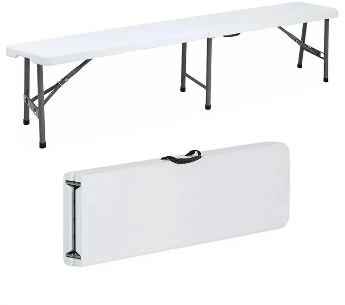 CATERING BENCH EXPANDABLE FOLDABLE INTO A