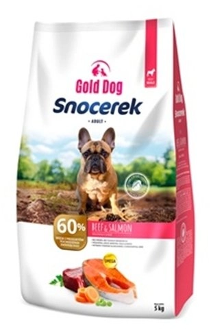 Gold Dog Snocerek beef and salmon
