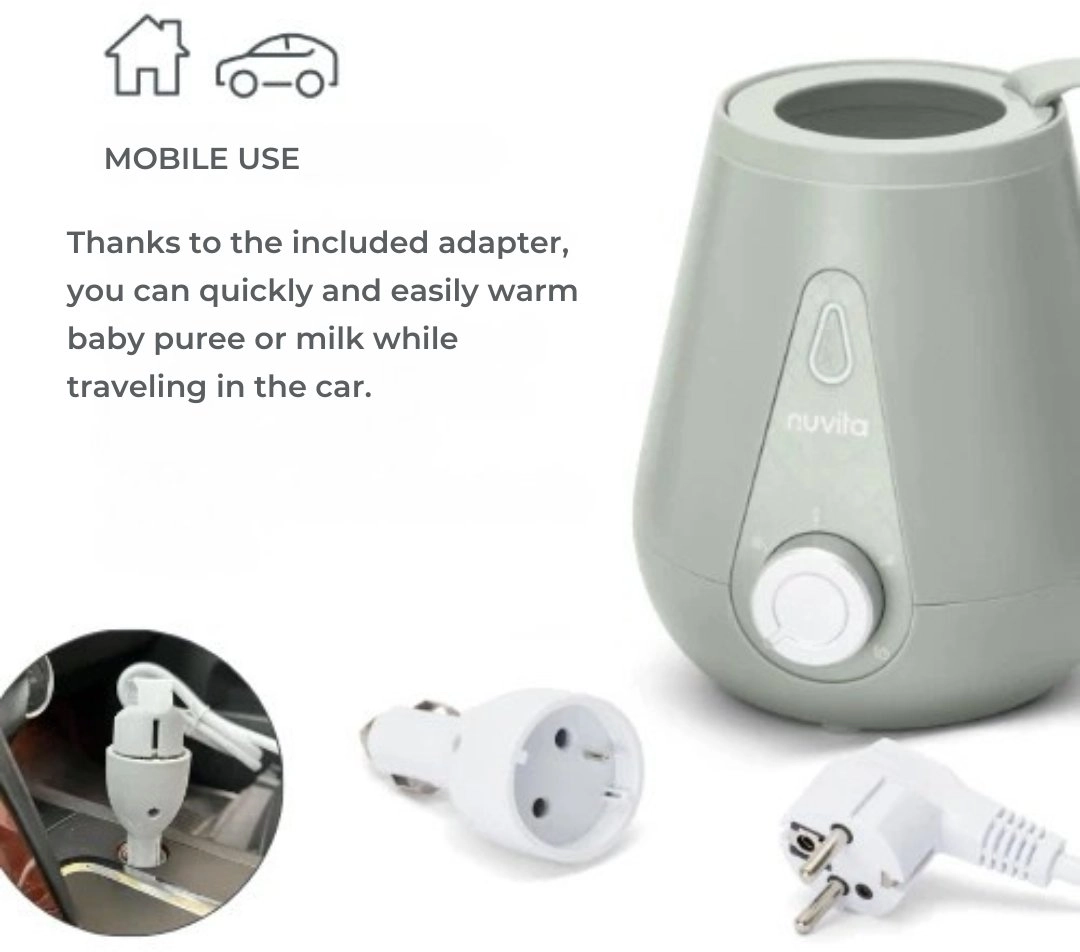 Nuvita DomAuto bottle warmer car adapter