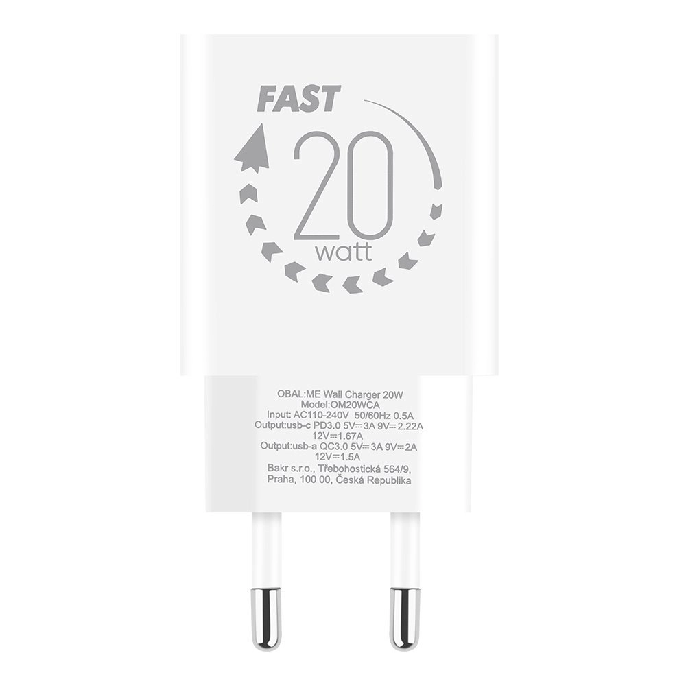PACKAGING: ME Travel Charger USB-A +