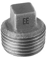 FOUNDRY Plug without rim galvanized DN20