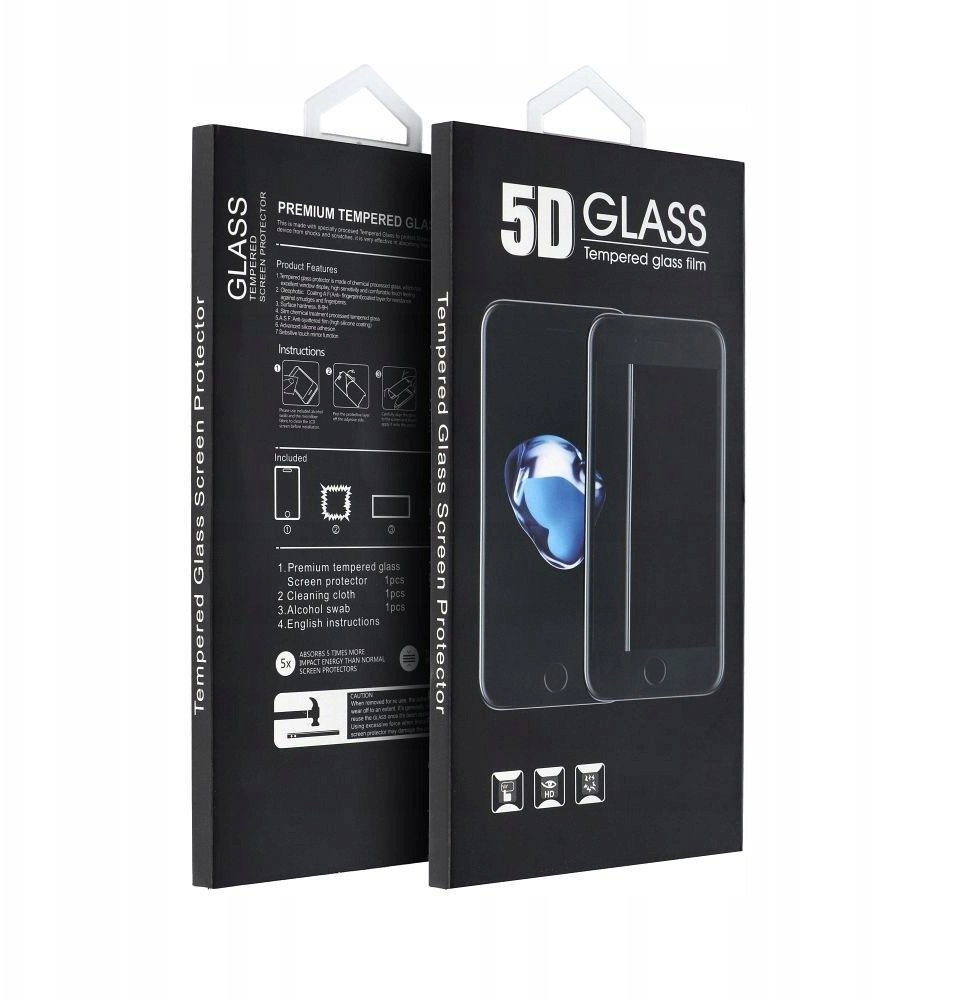 5D Full Glue Tempered Glass -