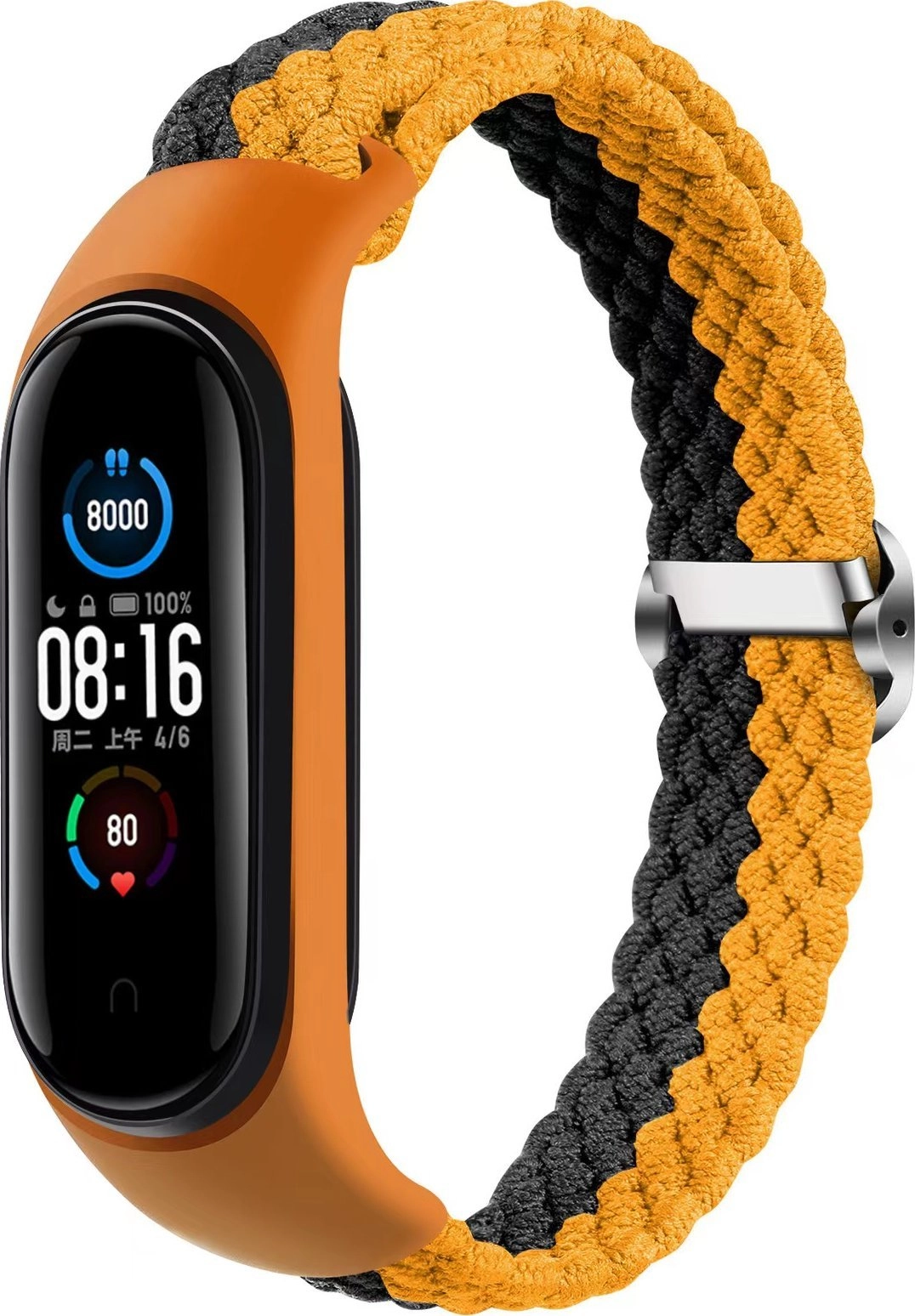 OEM Braided Smart Band M3/M4/M5/M6 ORANGE-GRAY