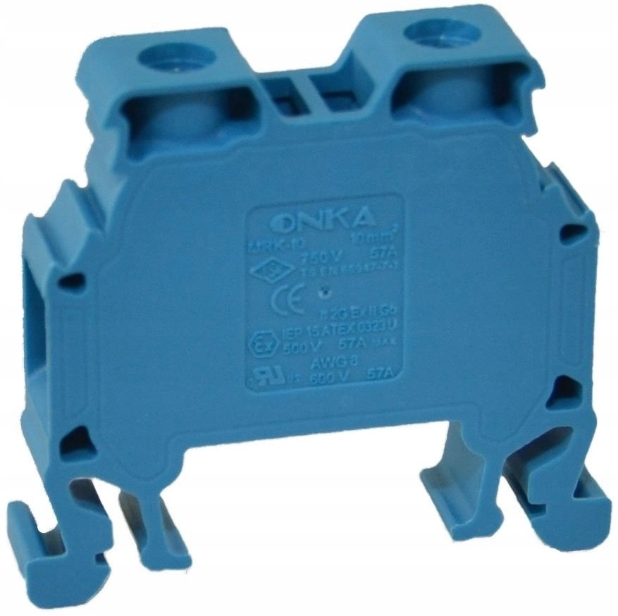 MRK 10mm2 universal screw connector blue