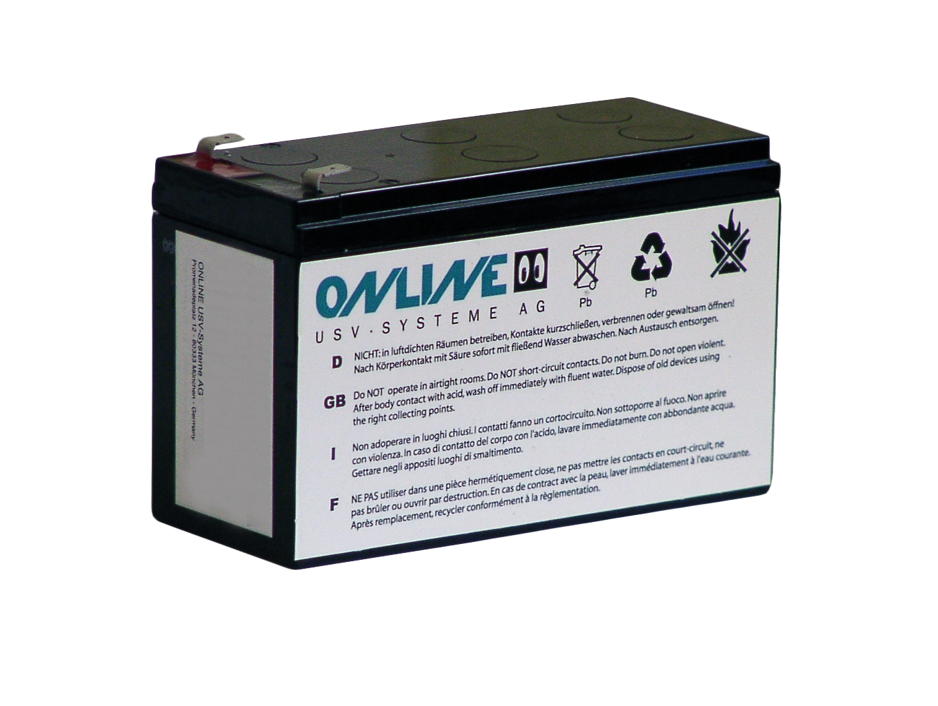 ONLINE USV-Systeme BCZ1500 UPS akumulators BCZ1500