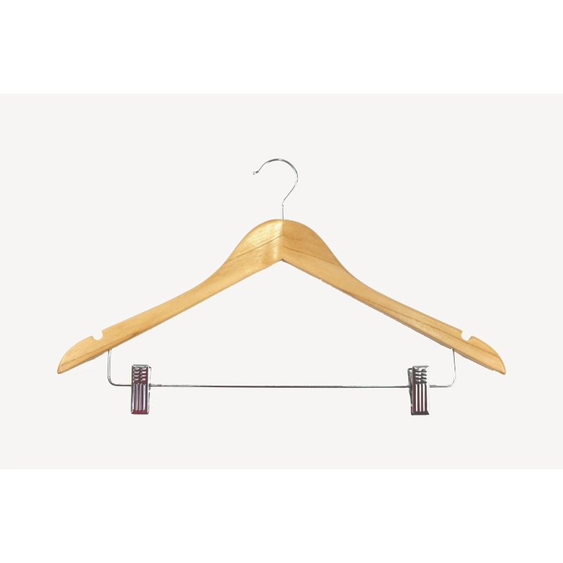 Clothes hangers with clips 2 pcs