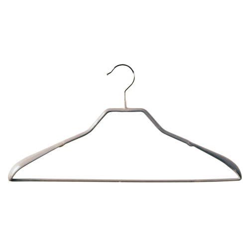 Clothes hanger steel/vinyl Non Slip Sliver