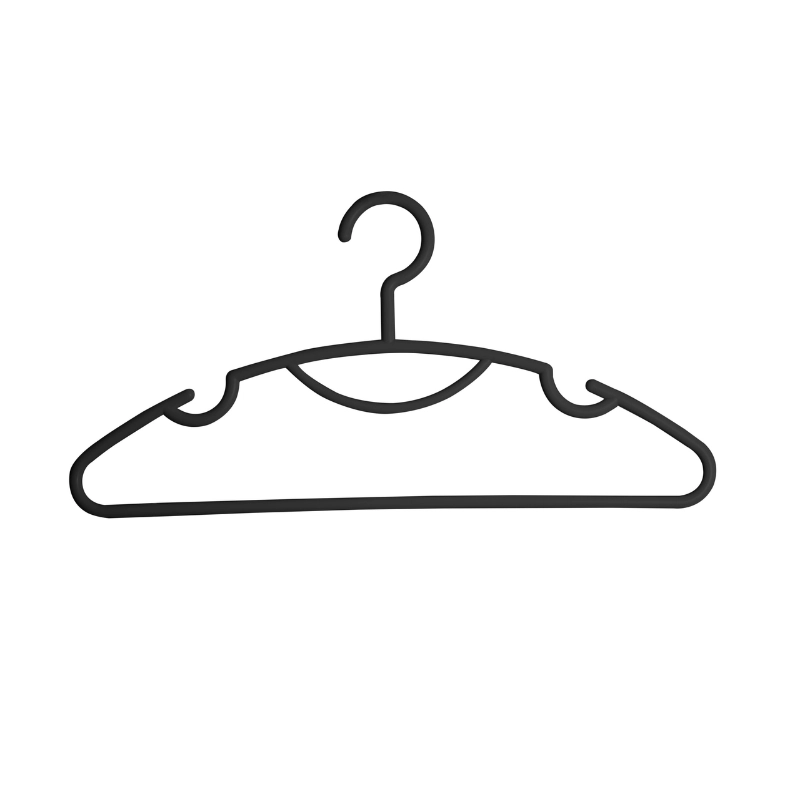 Clothes hangers 10 pcs. plastic Daphne